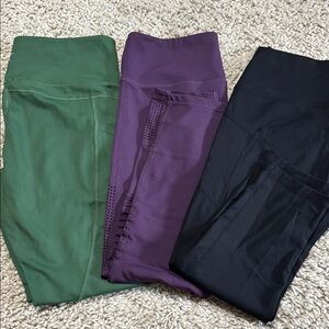 Zyia size 12 leggings sold as a bundle